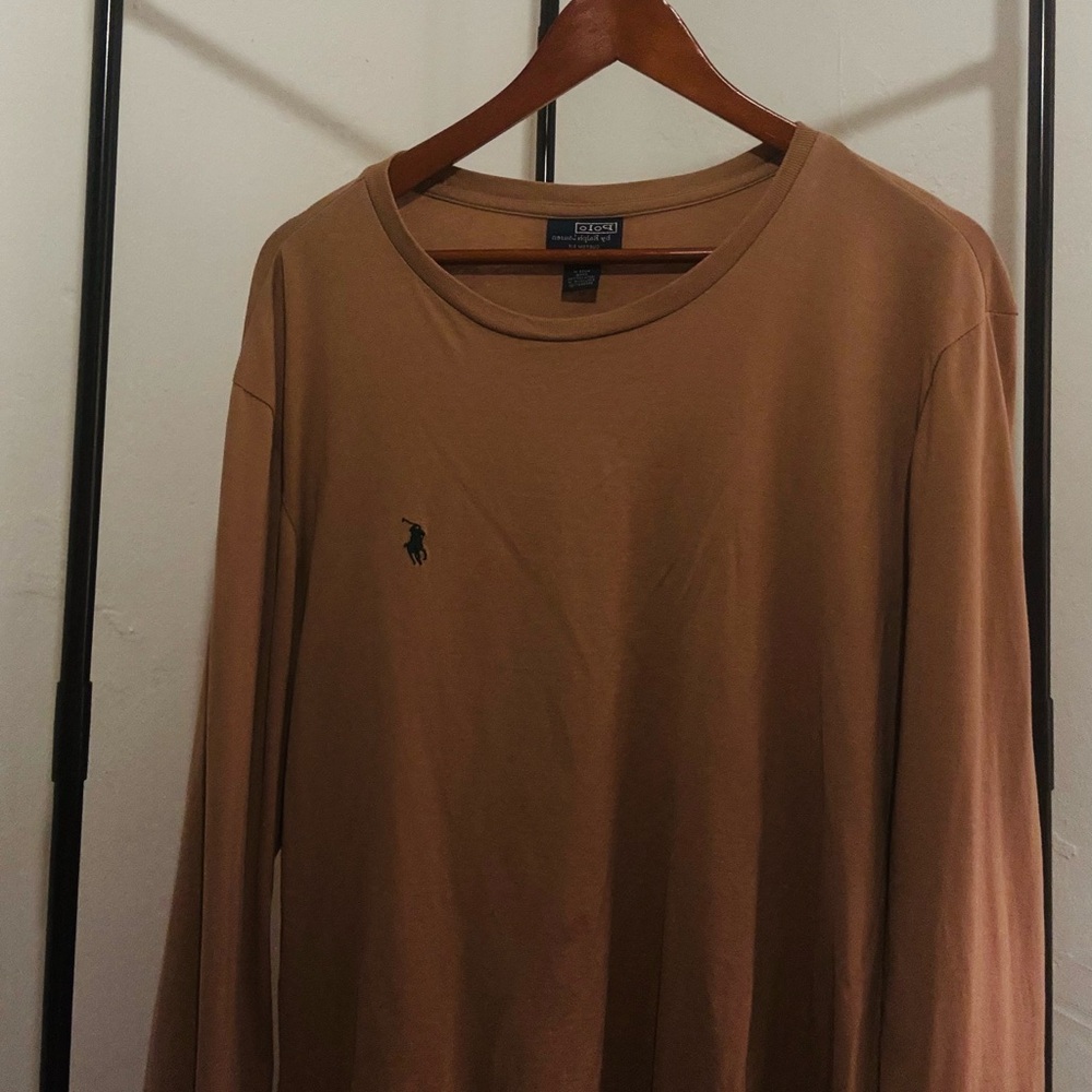 Men’s classic fit soft cotton crew neck t shirt by Ralph Lauren